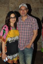Alvira Khan, Atul Agnihotri at Singham Returns screening in Lightbox on 16th Aug 2014